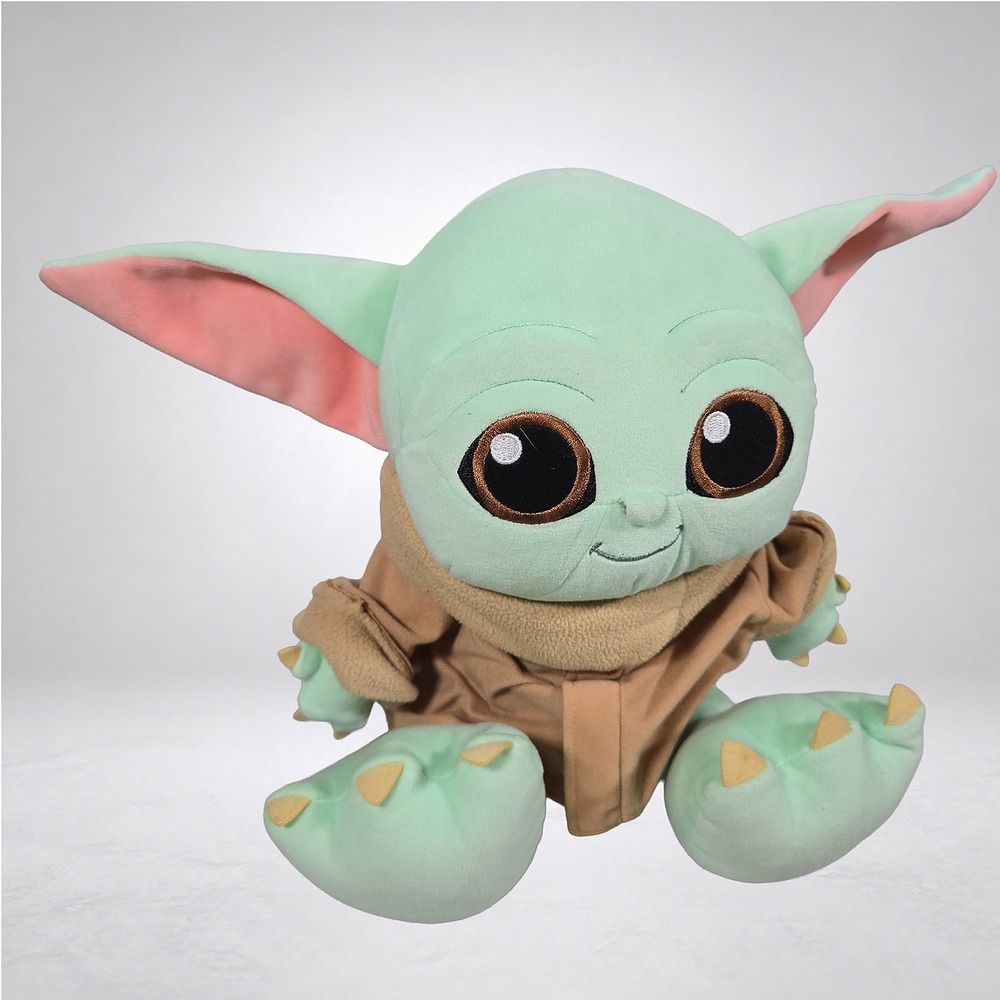 Disney Star Wars Grogu Plush Kids OS Green Excellent Baby Yoda Mandalorian Toy